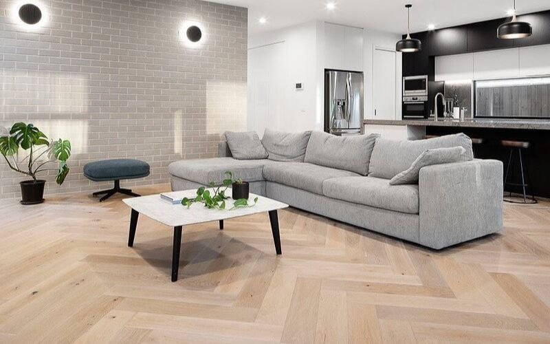 Herringbone Layout Flooring