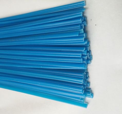 Blue PVC welding rod designed for durable and seamless flooring installation, providing strong bonds between surfaces.