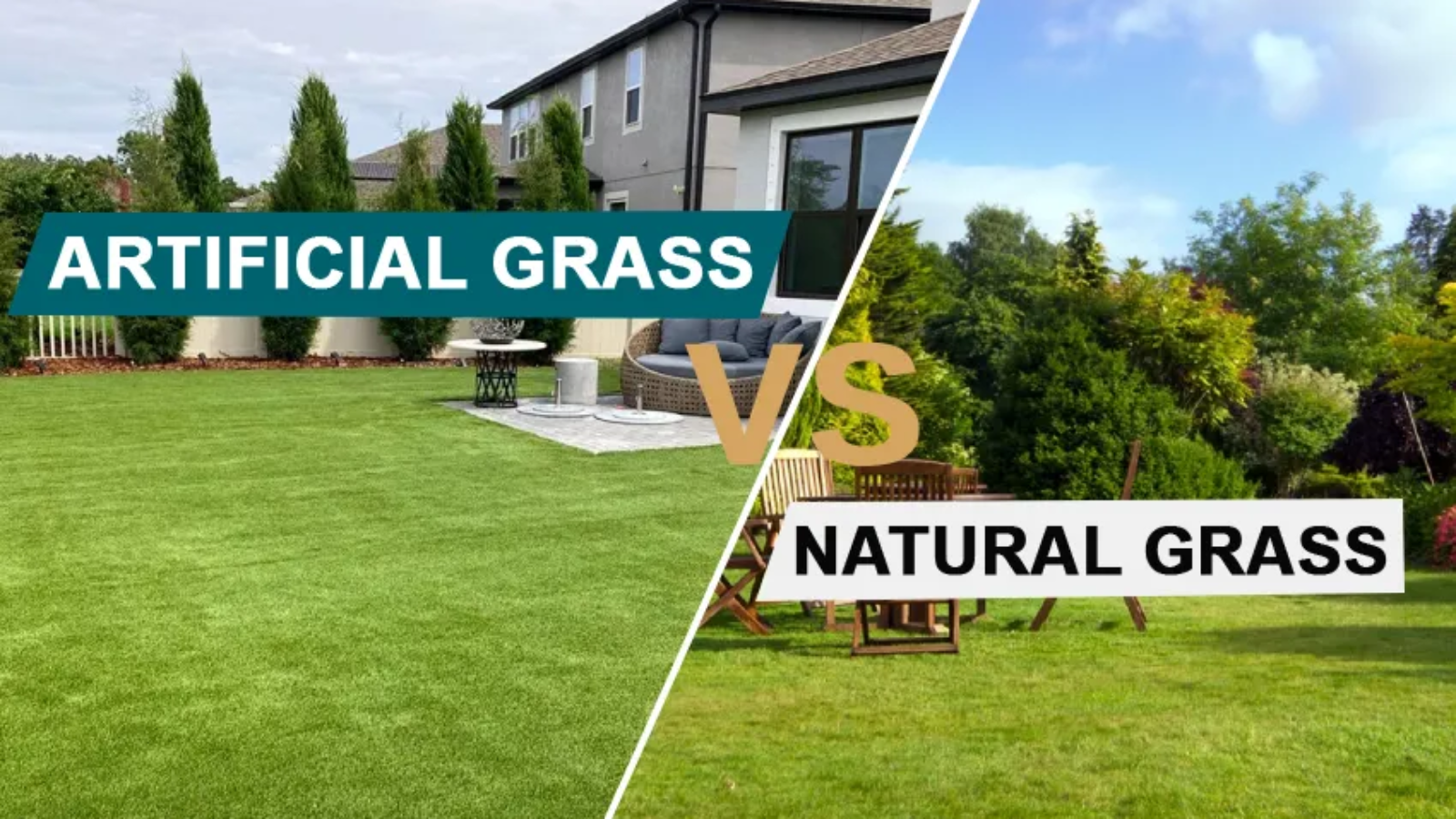 Artificial Grass VS Natural Grass