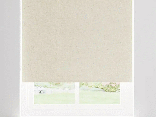 Linen Mix Blackout Roller Blind