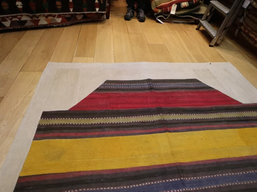R3614 Modern design kilim patchwork rug