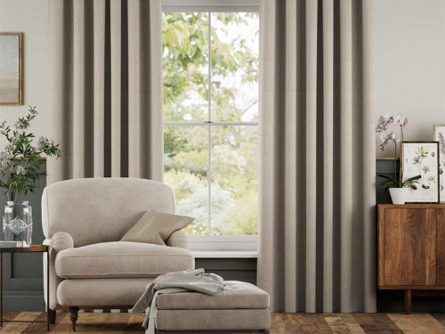 Cavendish Warm Stone Curtains