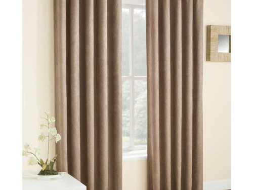 Eyelet Curtains Latte