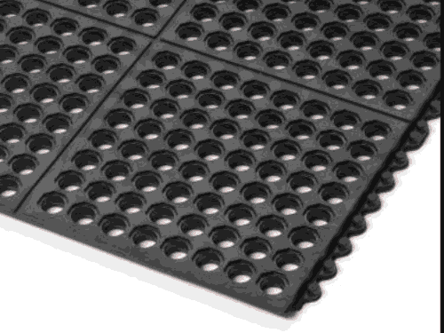 Industrial Mats with Drainage Holes E