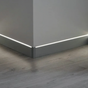 LED stainless steel skirting board