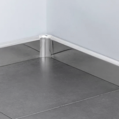 Stainless steel skirting board