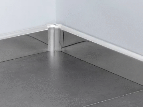 Stainless steel skirting board