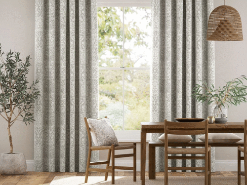 William Morris Blackthorn Stone Curtains