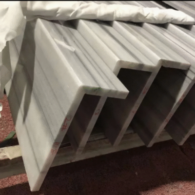 Zebra White Marble L-Moulding