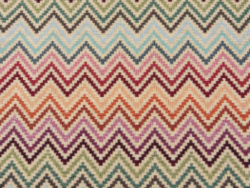 Zig Zag Colourful Fabric