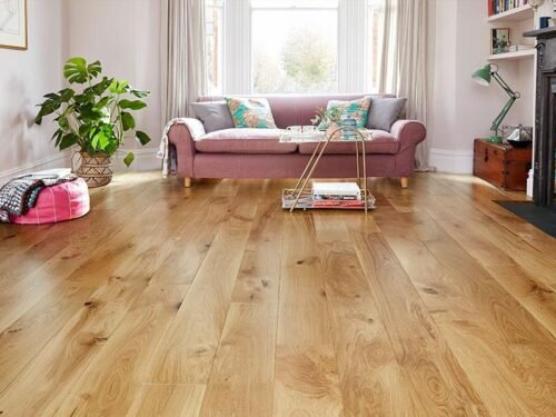 Galleria Professional Engineered European Rustic Oak Flooring 20mm x 190mm Brushed & Oiled