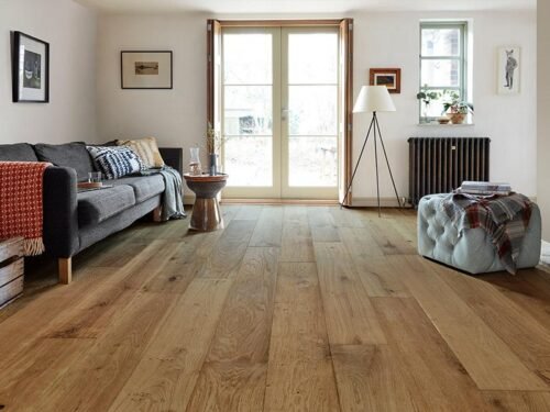 Galleria Professional Engineered Rustic Oak Flooring 20mm x 240mm Vintage Natural Brushed & Oiled