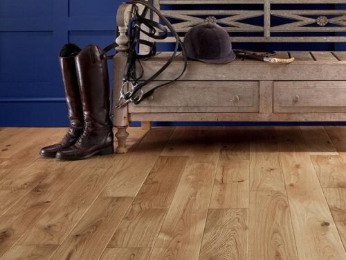 Home Choice Engineered Rustic Oak Flooring 14mm x 125mm Natural Brushed Matt Lacquered