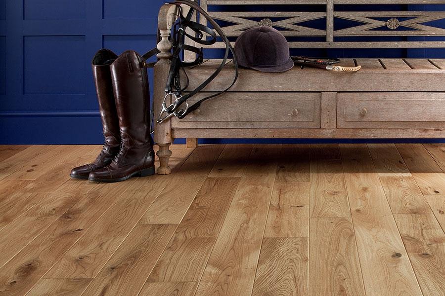 Home Choice Engineered Rustic Oak Flooring 14mm x 125mm Natural Brushed Matt Lacquered