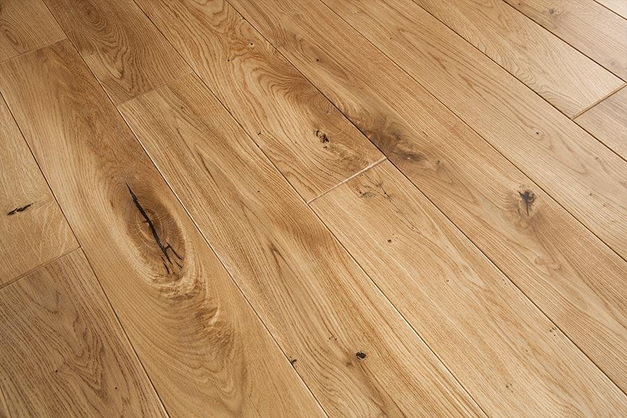 Home Choice Engineered Rustic Oak Flooring 14mm x 125mm Natural Brushed Matt Lacquered - Image 3