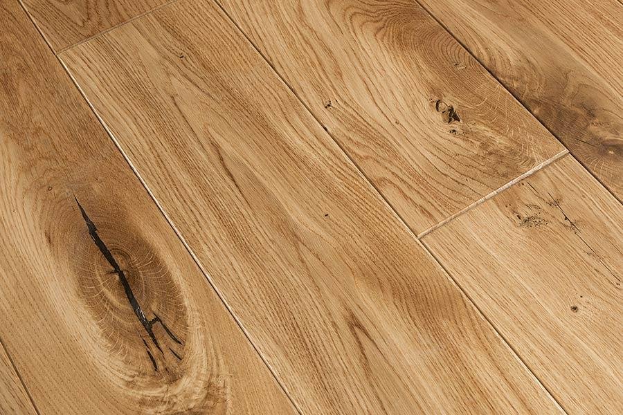 Home Choice Engineered Rustic Oak Flooring 14mm x 125mm Natural Brushed Matt Lacquered - Image 4