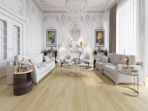 Macadamia Oak SPC Engineered Vinyl Click Flooring with In-Built Underlay 181mm x 5.2mm x 1220mm
