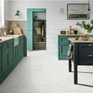 Naturelle White Marble Tile SPC Rigid Core Click Vinyl Flooring