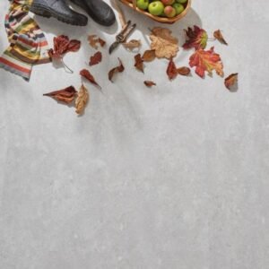 Naturelle Concrete Grey Tile SPC Rigid Core Click Vinyl Flooring