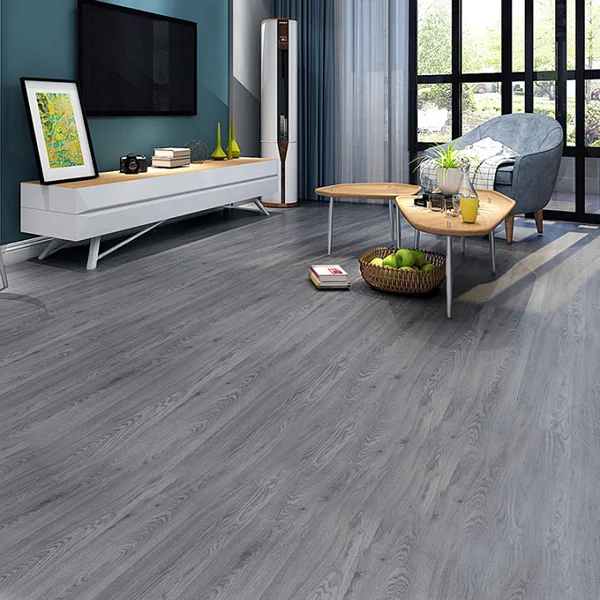 3D Vinyl Tiles installed in a living room with raised visual texture and seamless floor layout
