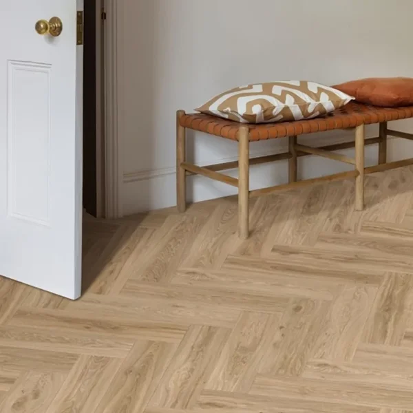 Acclimate LVT planks stored indoors before installation to match room temperature and humidity