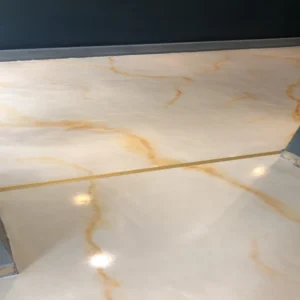 Amber Vein Marble Epoxy Flooring