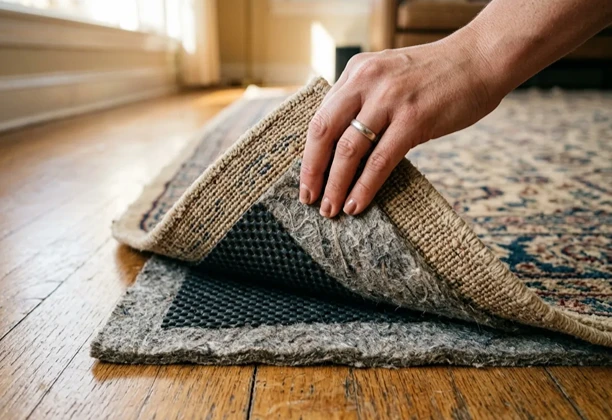 Backing and Padding Carpet Flooring showing layered backing materials for residential carpet installation