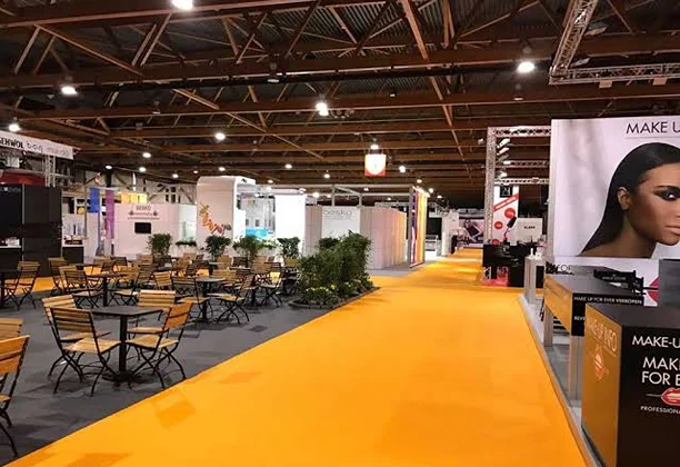 Best Exhibition Carpet fabric detail showing durable fibers and smooth event flooring texture