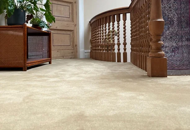 Classic Wool Carpet showing dense woven fibers and natural wool texture in close view