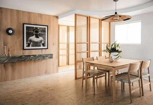 Cork Flooring comparison with other floors showing cork material features