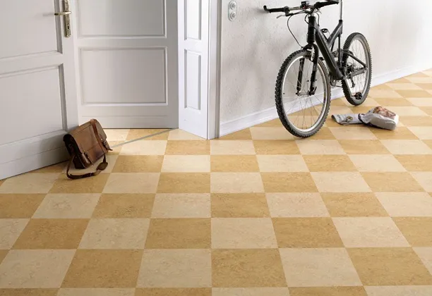 Customize Linoleum Flooring product view with custom patterns for commercial interiors