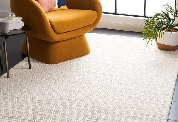 Flatweave Carpets displayed in a living room with low-profile woven texture and neutral tones