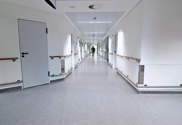 Industrial Grade Silver Linoleum Flooring