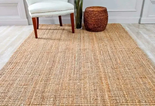 Jute Carpet installation service for living rooms, offices, and natural interior flooring