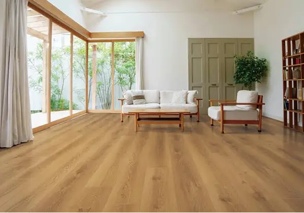 Laminate Flooring Dubai renovation replacing old surfaces with newly installed laminate planks