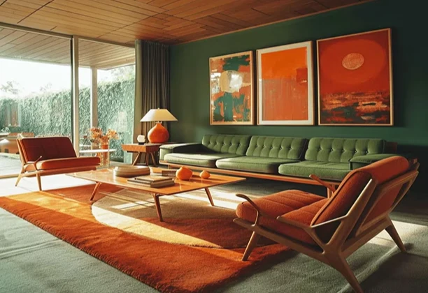 Living Room Carpet with textured pile installed on a modern lounge floor for residential interior use
