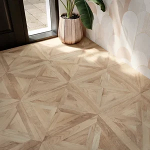 Marquetry Natural Oak Laminate Flooring