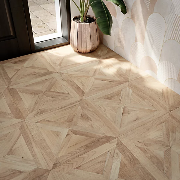 Marquetry Natural Oak Laminate Flooring