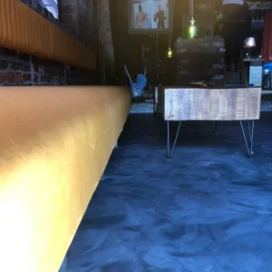 Midnight Blue Metallic Epoxy Flooring