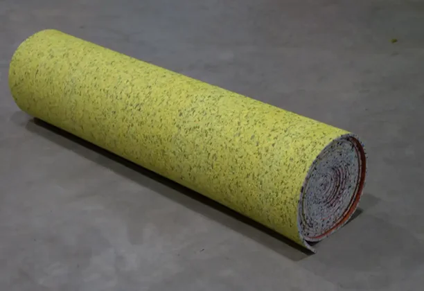 Modern Carpet Underlay texture detail showing cushioning material and surface layers