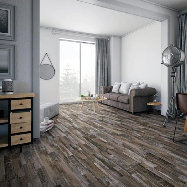 Modern acoustic SPC vinyl flooring providing improved sound absorption, waterproof protection, and long-lasting performance for homes and offices.