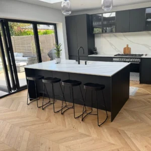 Natural Oak Chevron Flooring
