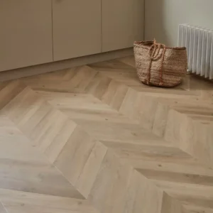Oyster Oak Chevron Flooring