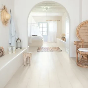 Painted Oak White Laminate Flooring