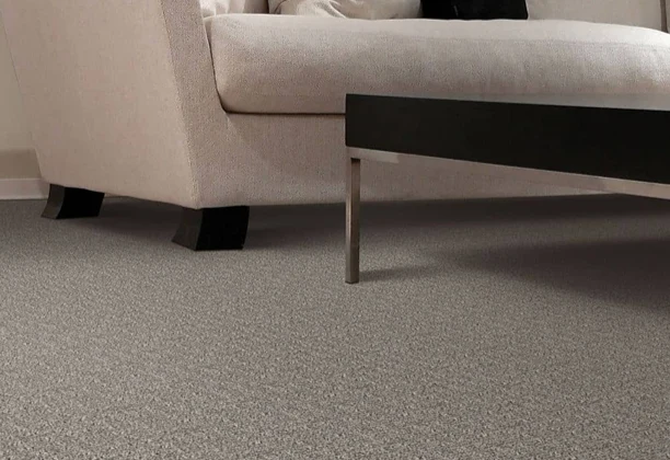 Polyester Full-Length Wall to Wall Carpets installed across a modern living room with seamless floor coverage and neat edges