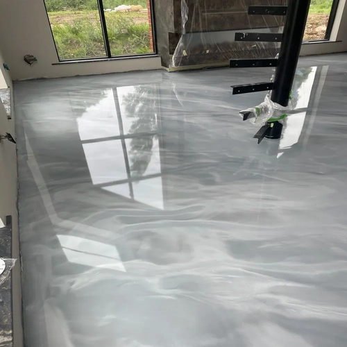 Silver Epoxy Flooring