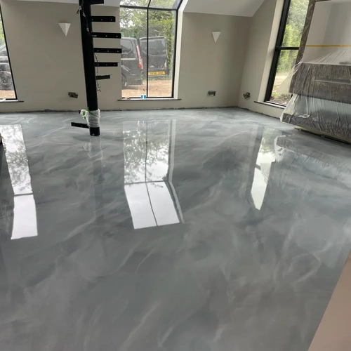 Silver Epoxy Flooring