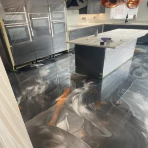 Smoke Bronze Epoxy Flooring
