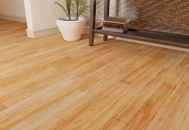 Solid Bamboo Flooring planks with natural grain texture shown for residential floor installation
