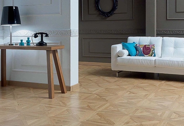 Versailles Parquet Parquet Flooring layout showing geometric wood patterns for residential interior flooring design